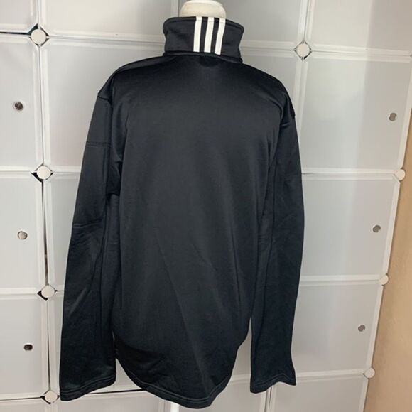 Adidas Black 1/4 Zip Long Sleeve Pullover Size Small - Picture 5 of 15